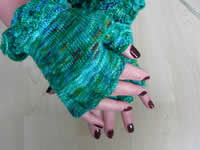 Ruches voor de handjes / A ruffled cuff